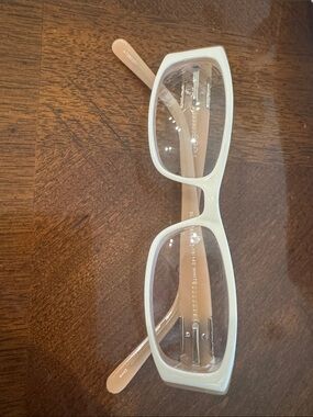 White Rectangular Women’s Fashion Glasses